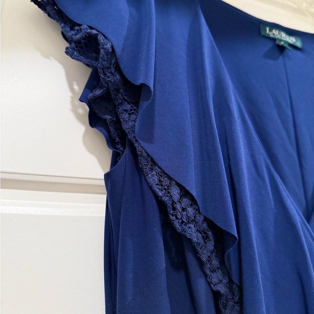 Ralph Lauren Faux-Wrap Dress, Size 8 - Picture 4 of 4